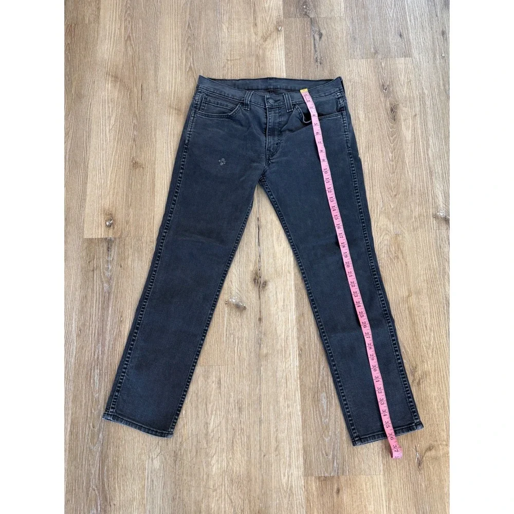 Levis 511 Slim Fit Jeans Mens 32x30 Faded Black Grey Stretch Denim Black Tab